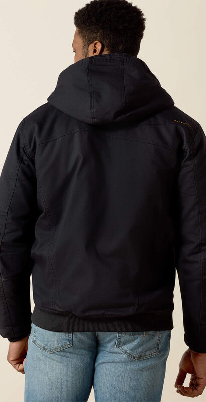 Rebar Washed DuraCanvas Insulated Jacket Back